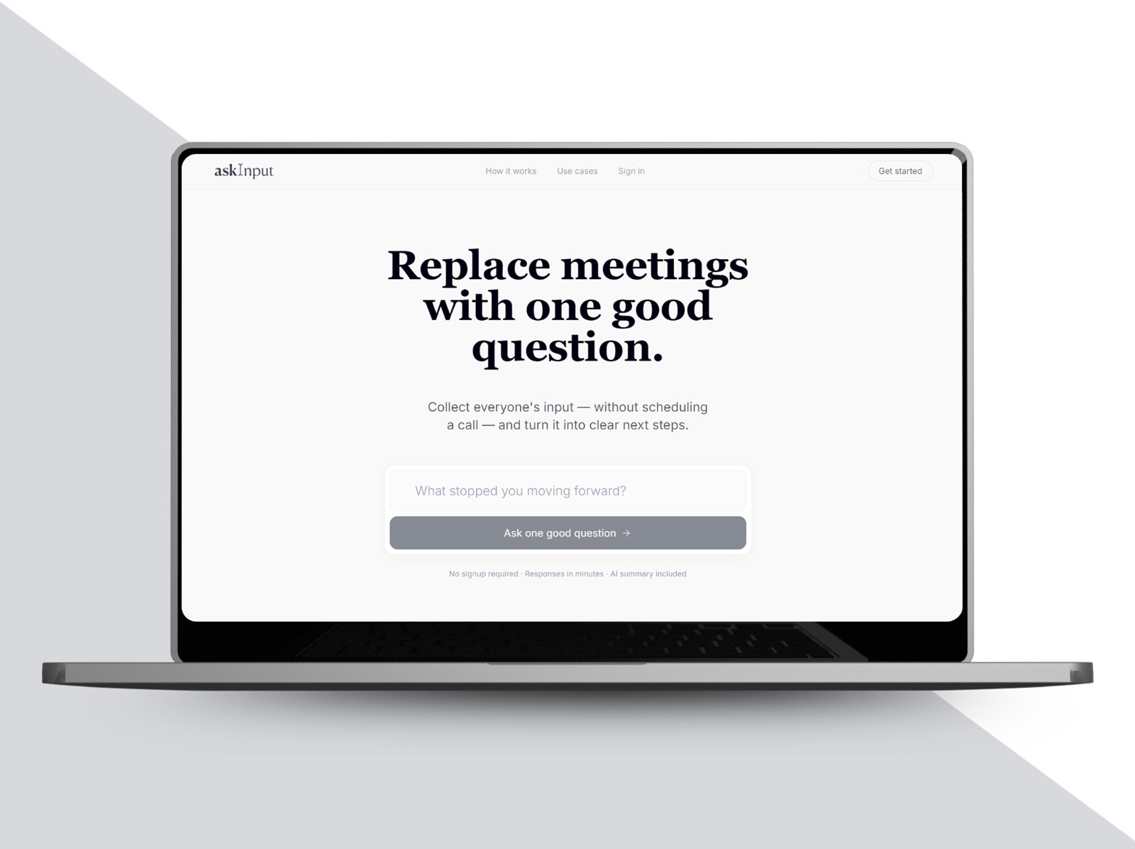askInput — Async input & alignment tool