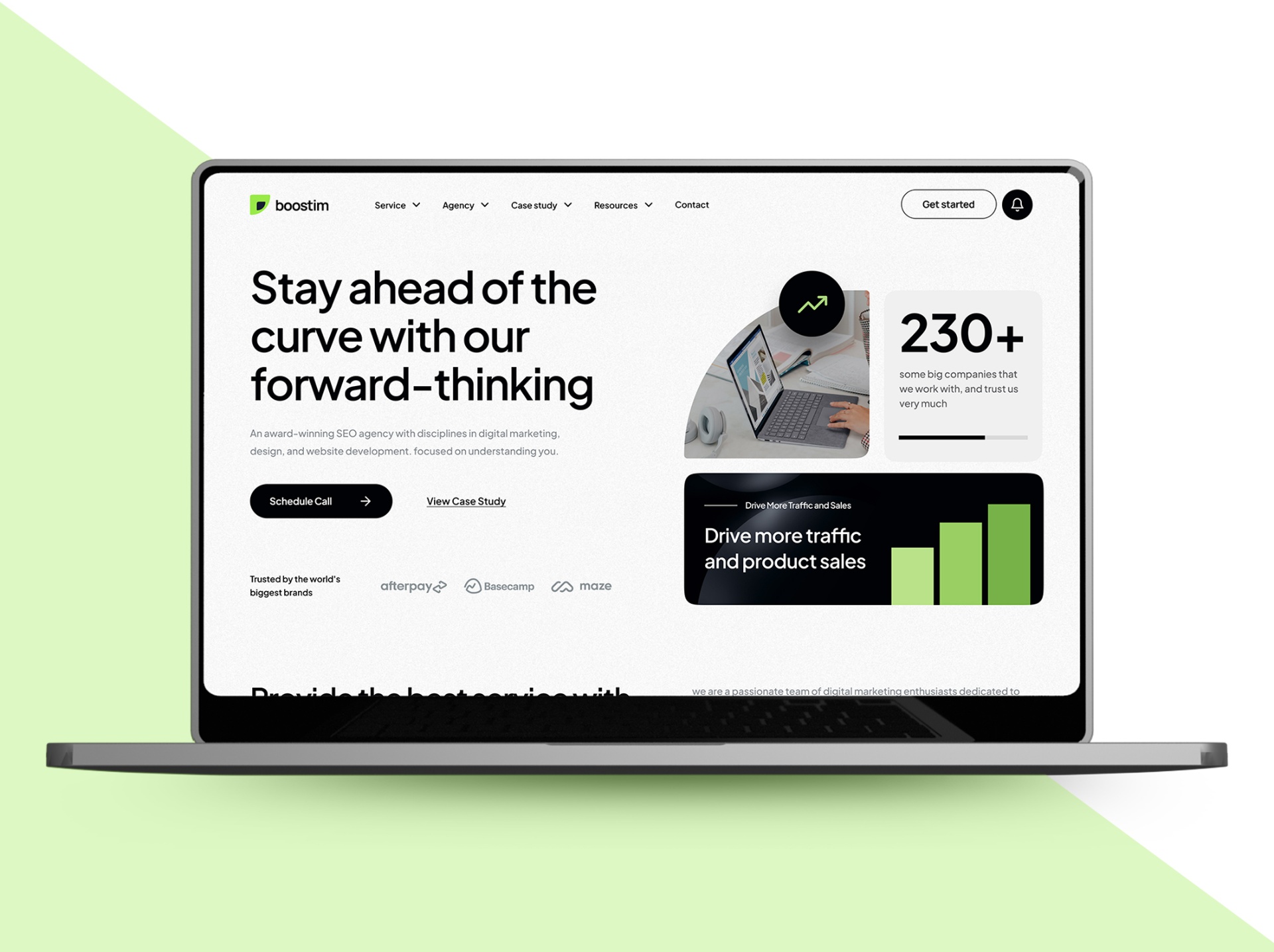 boostim — SEO agency website