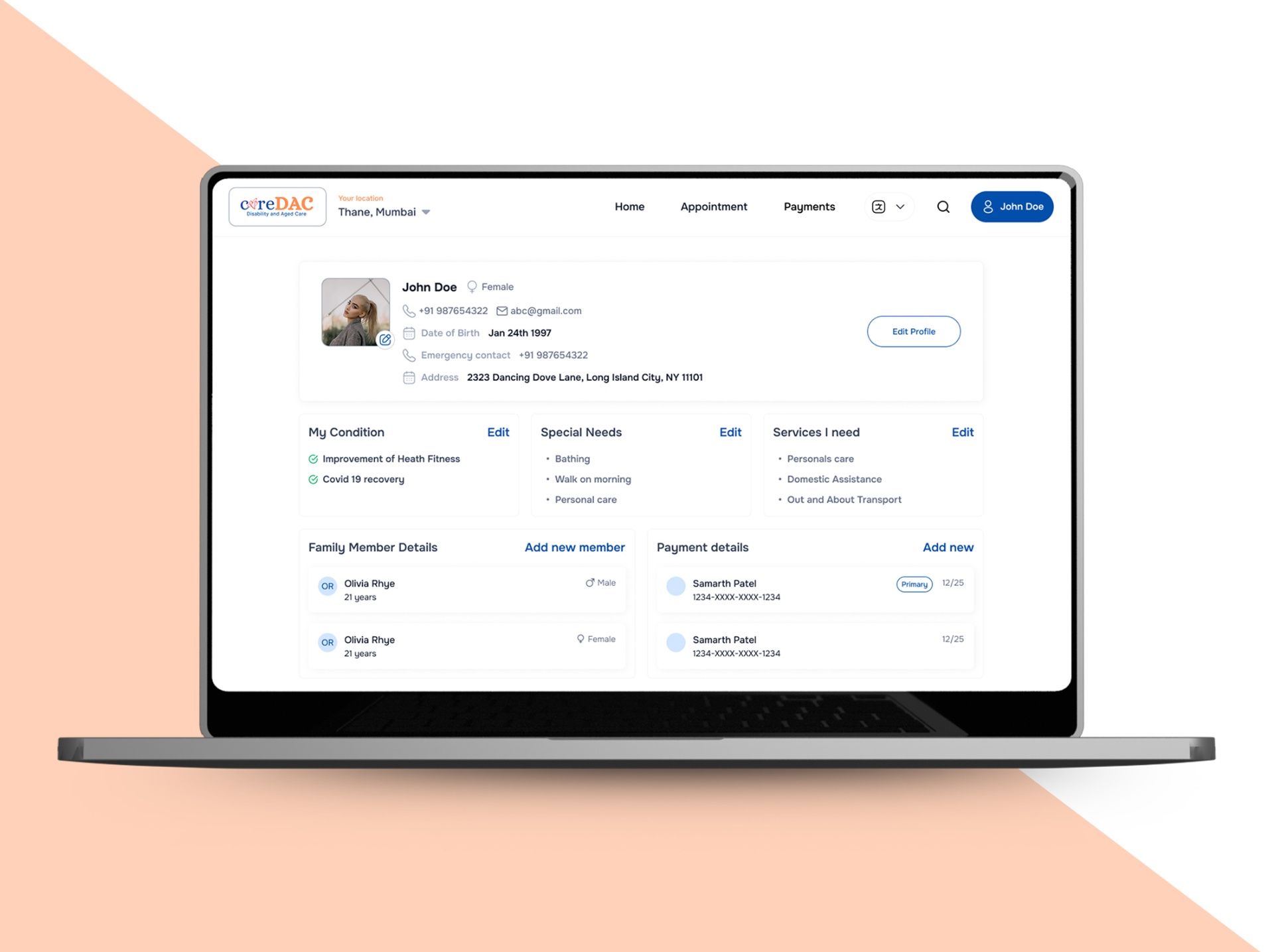 caredac — Aged care & disability platform