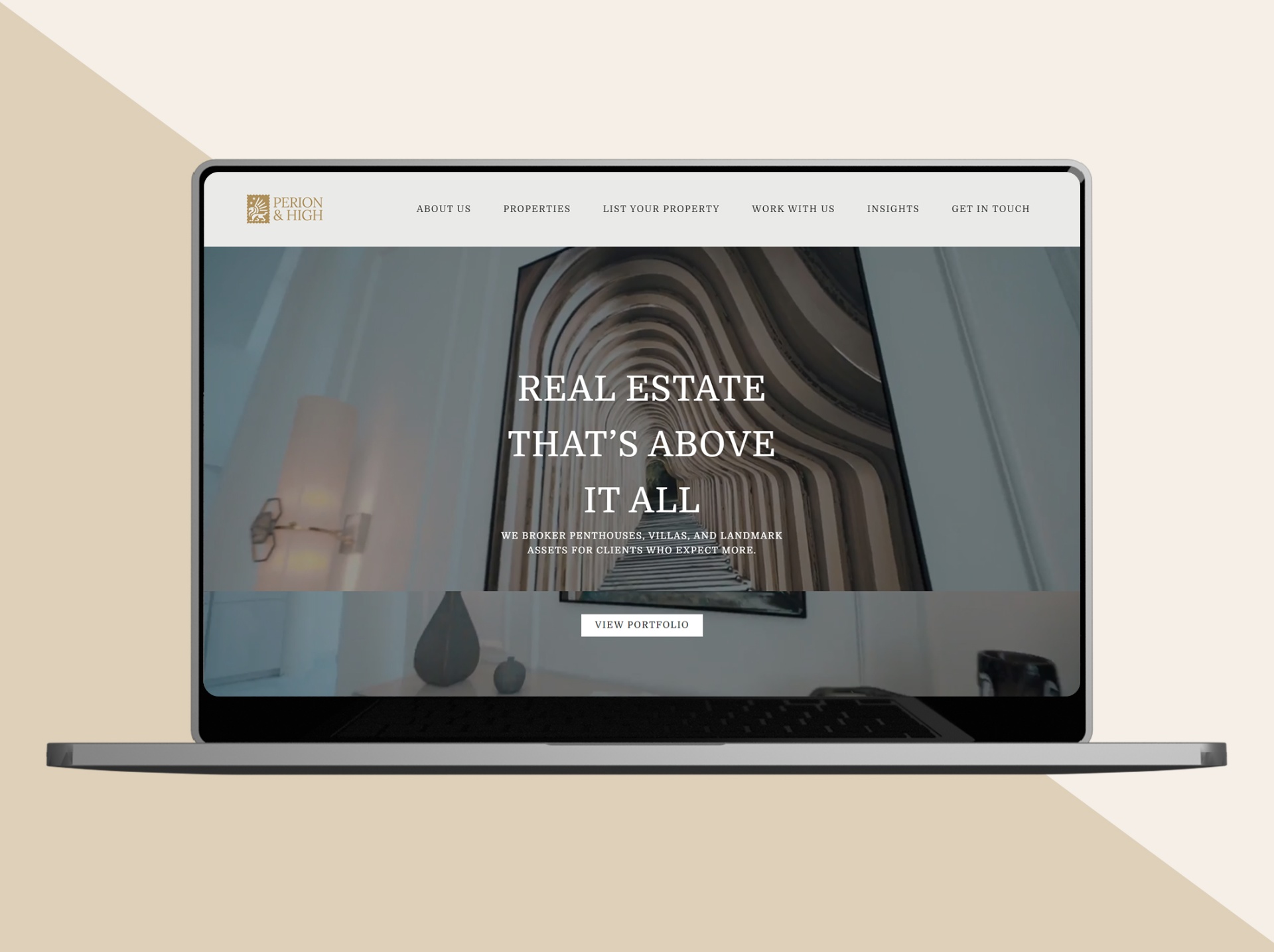 perion & high — Luxury real estate website