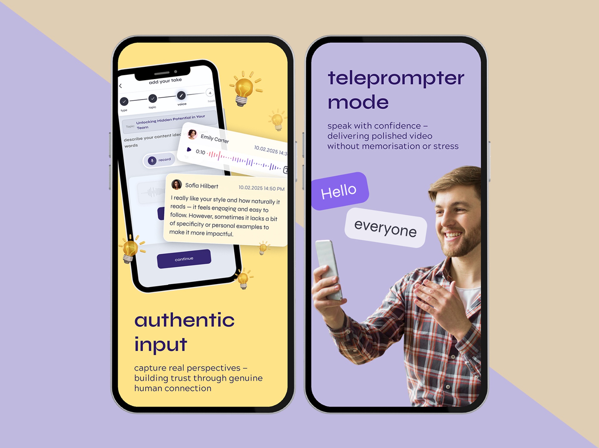 saystory — AI-powered personal brand assistant
